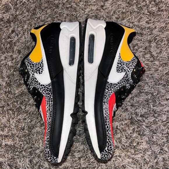 Nike Air Max 90 SE Safari Chile Red Pollen (Women's) size 10 - Picture 3 of 8